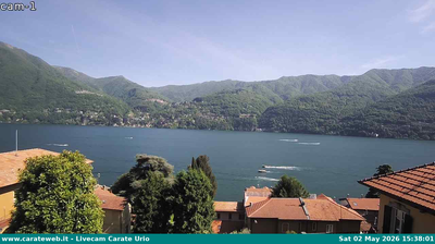 immagine della webcam nei dintorni di Albese con Cassano: webcam Carate Urio