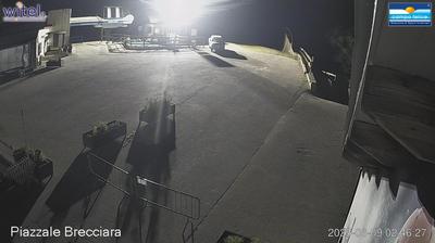 Preview delle webcam di Rocca di Cambio: Partenza seggiovia Brecciara