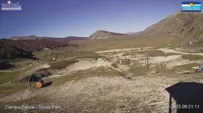 immagine della webcam nei dintorni di Ofena: webcam Rocca di Cambio