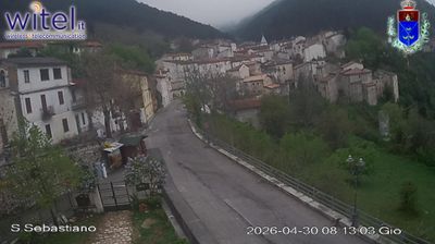 immagine della webcam nei dintorni di Civitella Roveto: webcam Bisegna