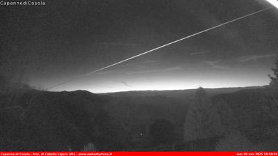 immagine della webcam nei dintorni di Menconico: webcam Carrega Ligure