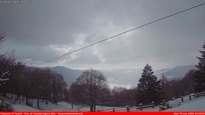 immagine della webcam nei dintorni di Ferriere: webcam Carrega Ligure