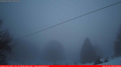 immagine della webcam nei dintorni di Menconico: webcam Carrega Ligure