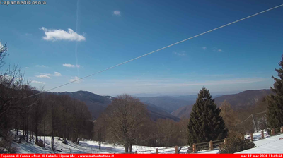 immagine della webcam nei dintorni di Carrosio: webcam Carrega Ligure