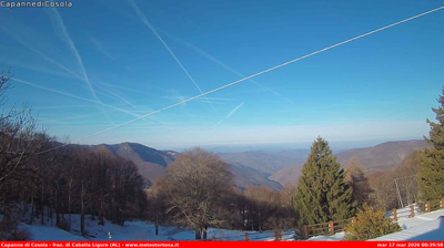 immagine della webcam nei dintorni di Passo del Penice: webcam Carrega Ligure