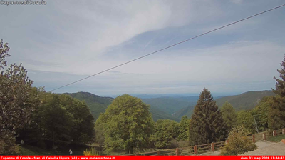 immagine della webcam nei dintorni di Serra Riccò: webcam Carrega Ligure
