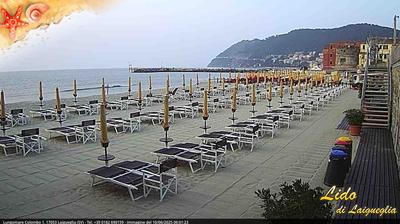 immagine della webcam nei dintorni di Balestrino: webcam Laigueglia