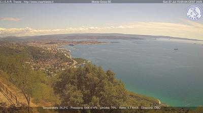 immagine della webcam nei dintorni di Muggia: webcam San Dorligo della Valle