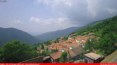 immagine della webcam nei dintorni di Cabella Ligure: webcam Carrega Ligure