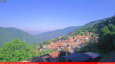 immagine della webcam nei dintorni di Menconico: webcam Carrega Ligure