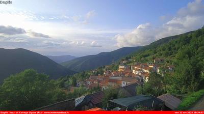 immagine della webcam nei dintorni di Cabella Ligure: webcam Carrega Ligure