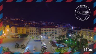 immagine della webcam nei dintorni di Castel Vittorio: webcam Sanremo