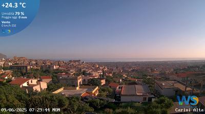 immagine della webcam nei dintorni di Palermo: webcam Carini