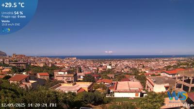 immagine della webcam nei dintorni di Palermo: webcam Carini