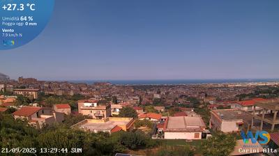 immagine della webcam nei dintorni di Palermo Boccadifalco: webcam Carini