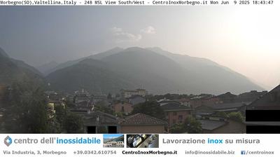 immagine della webcam nei dintorni di San Simone Baita del Camoscio: webcam Morbegno