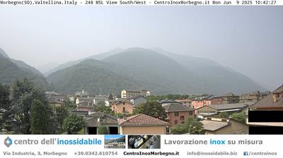 immagine della webcam nei dintorni di Chiesa in Valmalenco: webcam Morbegno