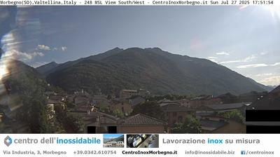 immagine della webcam nei dintorni di San Giacomo Filippo: webcam Morbegno
