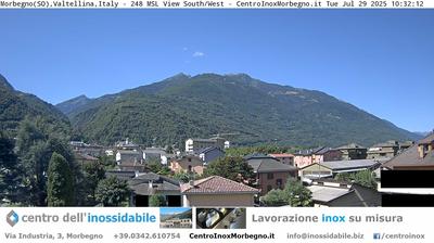 immagine della webcam nei dintorni di Mezzoldo: webcam Morbegno