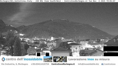 immagine della webcam nei dintorni di Albaredo per San Marco: webcam Morbegno