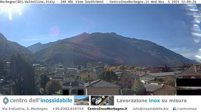 immagine della webcam nei dintorni di Chiesa in Valmalenco: webcam Morbegno