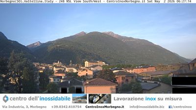 immagine della webcam nei dintorni di Monte Legnone: webcam Morbegno