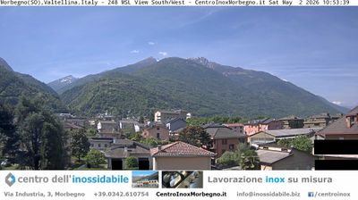 immagine della webcam nei dintorni di Chiesa in Valmalenco: webcam Morbegno
