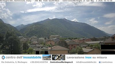 immagine della webcam nei dintorni di Albaredo per San Marco: webcam Morbegno