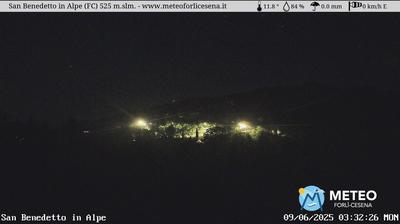 immagine della webcam nei dintorni di Marradi: webcam San Benedetto in Alpe