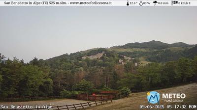 immagine della webcam nei dintorni di Rignano sull'Arno: webcam San Benedetto in Alpe