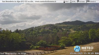 immagine della webcam nei dintorni di Cusercoli: webcam San Benedetto in Alpe