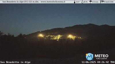 immagine della webcam nei dintorni di Stia: webcam San Benedetto in Alpe