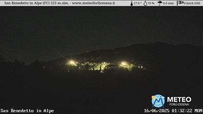 immagine della webcam nei dintorni di Passo della Consuma: webcam San Benedetto in Alpe