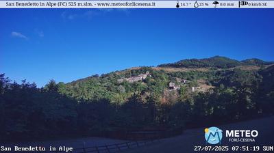 immagine della webcam nei dintorni di Marradi: webcam San Benedetto in Alpe