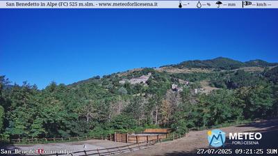 immagine della webcam nei dintorni di Badia Prataglia: webcam San Benedetto in Alpe