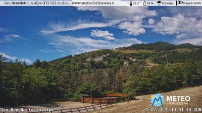 immagine della webcam nei dintorni di Campigna: webcam San Benedetto in Alpe