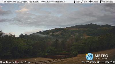 immagine della webcam nei dintorni di Cusercoli: webcam San Benedetto in Alpe