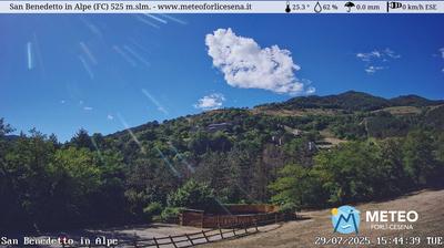 immagine della webcam nei dintorni di Stia: webcam San Benedetto in Alpe