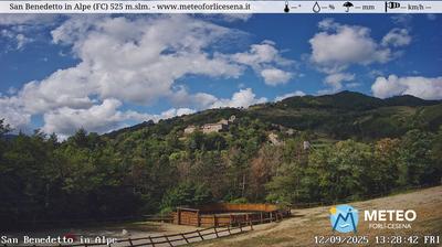 immagine della webcam nei dintorni di Campigna: webcam San Benedetto in Alpe