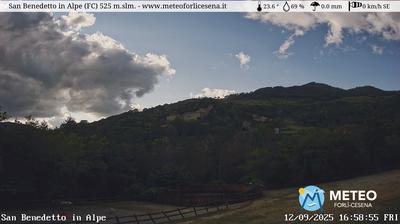 immagine della webcam nei dintorni di Cusercoli: webcam San Benedetto in Alpe