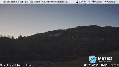 immagine della webcam nei dintorni di Cusercoli: webcam San Benedetto in Alpe