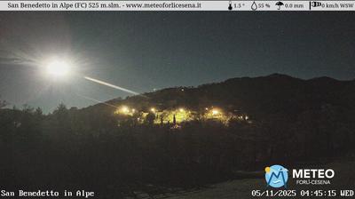 immagine della webcam nei dintorni di Santa Sofia: webcam San Benedetto in Alpe