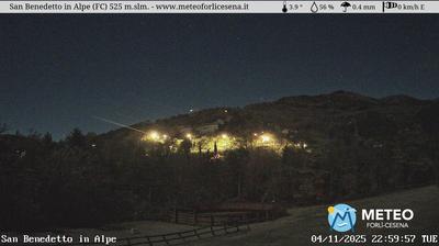 immagine della webcam nei dintorni di Ridracoli: webcam San Benedetto in Alpe