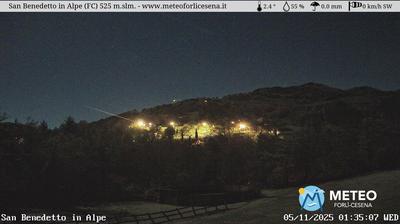 immagine della webcam nei dintorni di Bagno di Romagna: webcam San Benedetto in Alpe