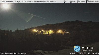 immagine della webcam nei dintorni di Pratovecchio: webcam San Benedetto in Alpe