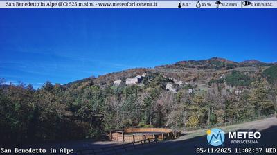 immagine della webcam nei dintorni di Modigliana: webcam San Benedetto in Alpe