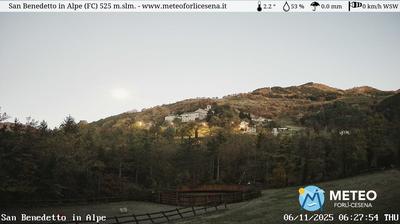 immagine della webcam nei dintorni di Cusercoli: webcam San Benedetto in Alpe