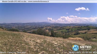 immagine della webcam nei dintorni di Villafranca di Forlì: webcam Cusercoli