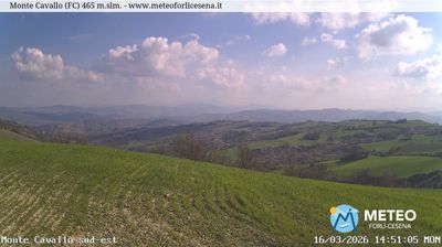 immagine della webcam nei dintorni di Castrocaro Terme e Terra del Sole: webcam Cusercoli