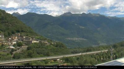 immagine della webcam nei dintorni di Chiesa in Valmalenco: webcam Talamona